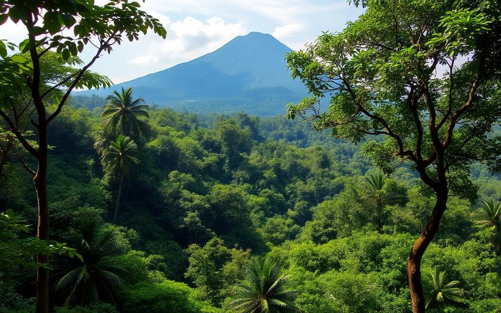 Paysage de la Guinée Forestière